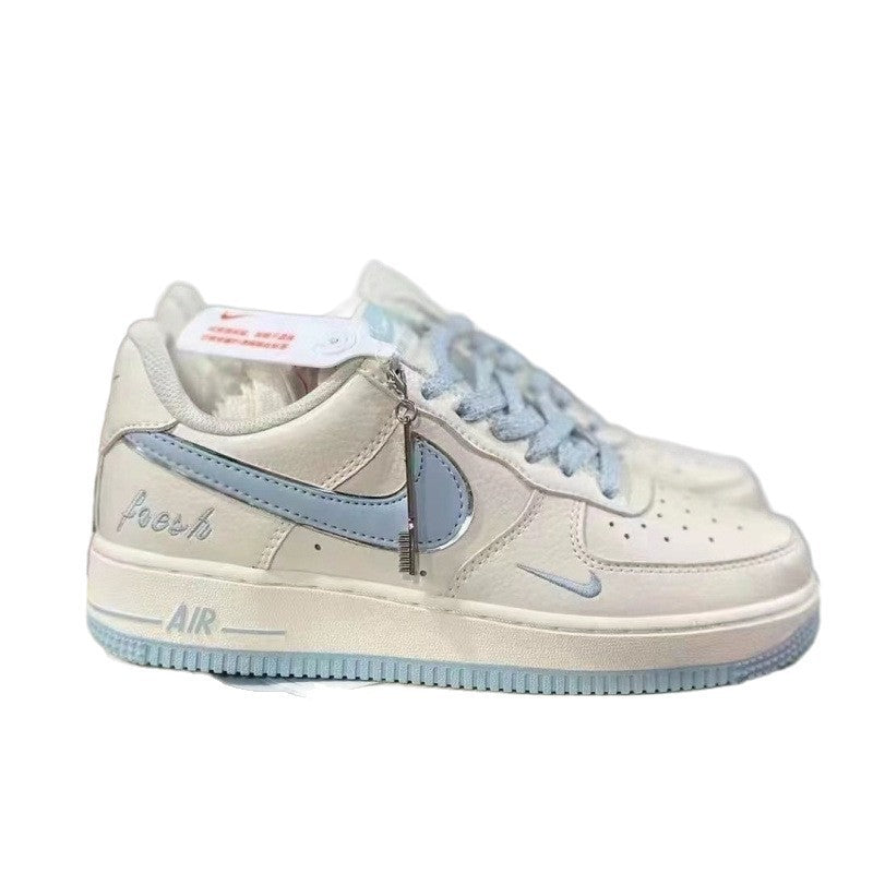 Nike shoes Explosive AF1 Silver Campus Cheap Casual Versatile Men and Women Ins Couple Trend Luck Adult Order Breathable