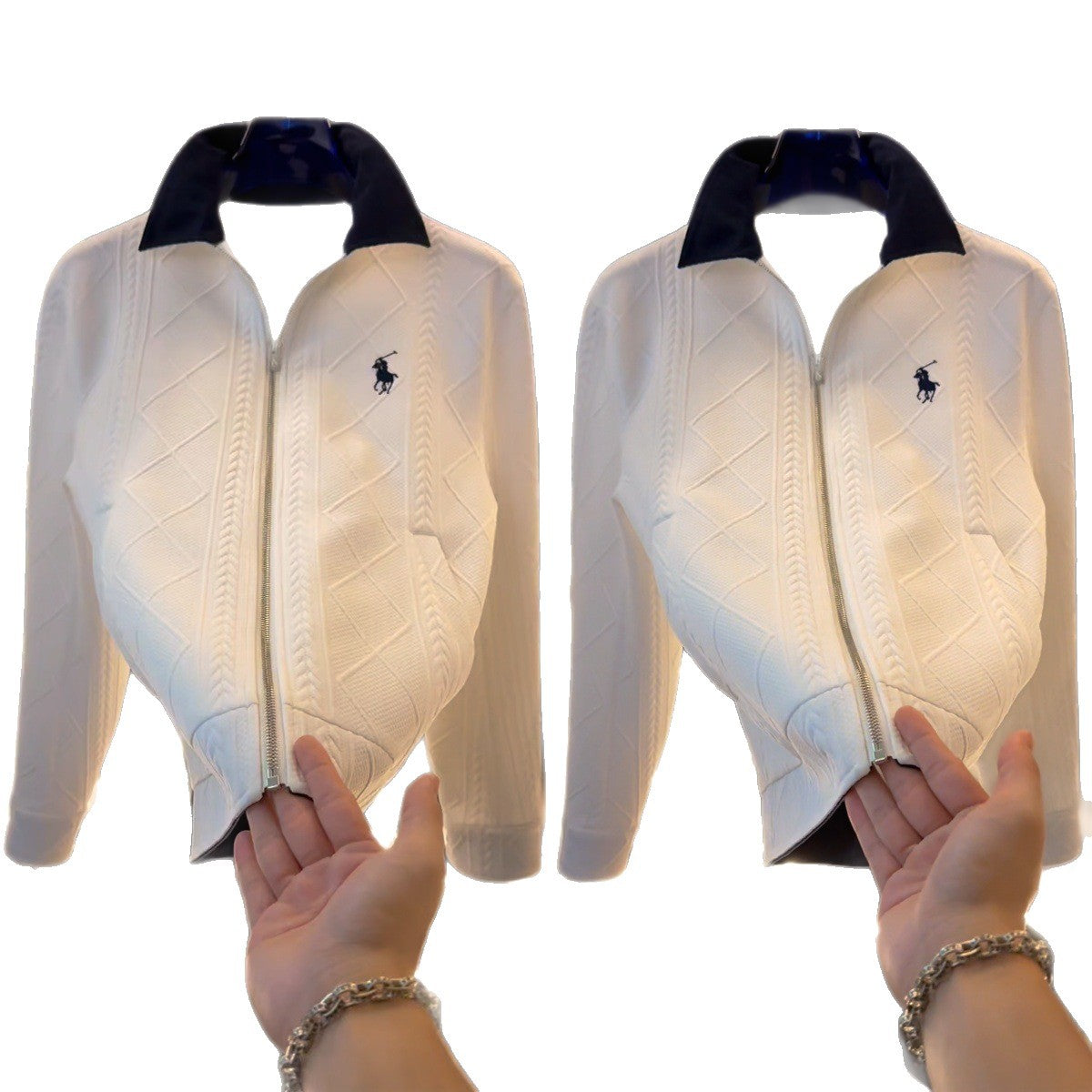 Polo Autumn new fashion, versatile, trendy, light luxury, high-quality men's ruffian, casual lapels, comfortable jackets, jackets
