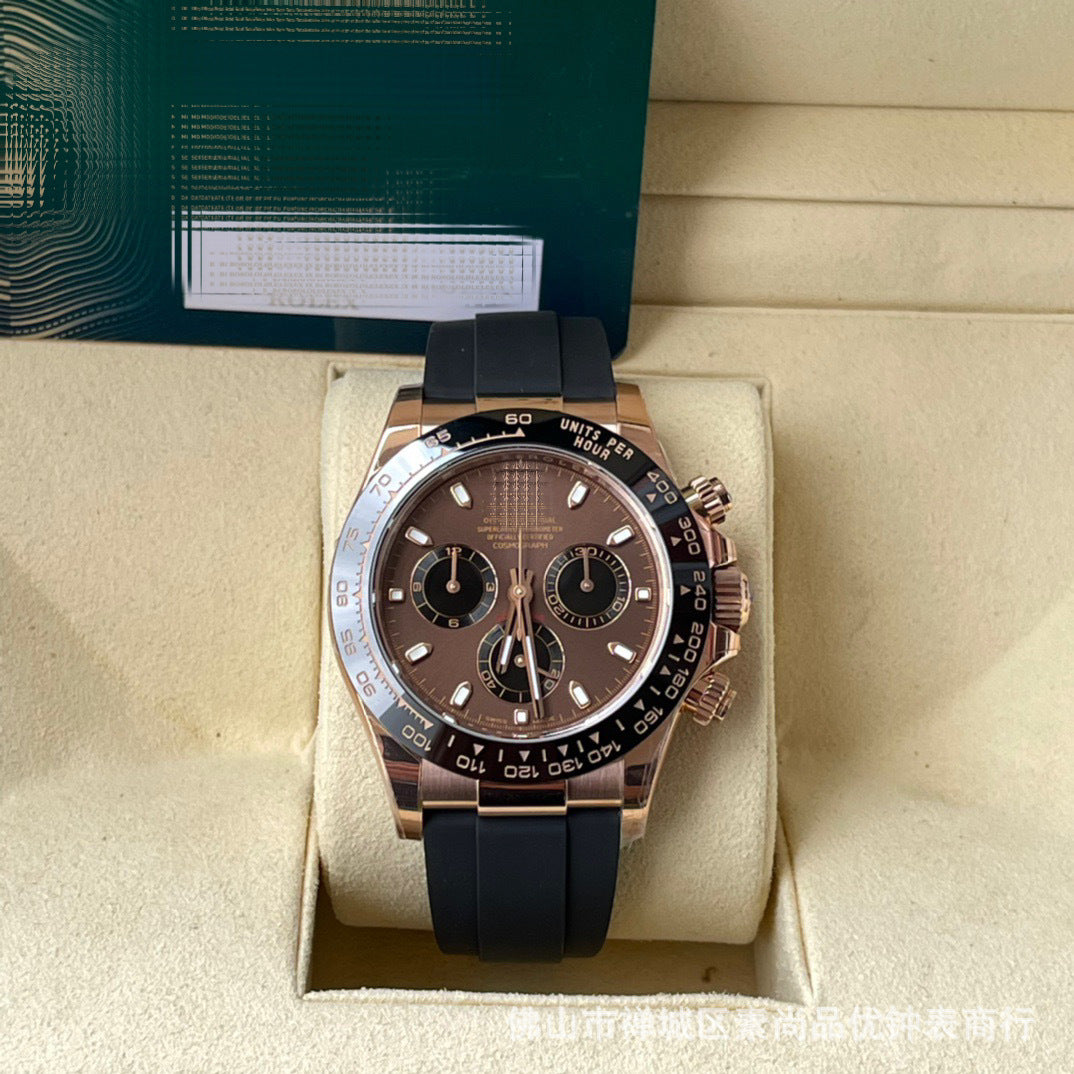New caliber 4131 chronograph Cross-border 7750 Ice Landi 4131 Panda Di Yu Wenle Men's Mechanical Watch Bei Sister-in-law Watch AliExpress Foreign Trade