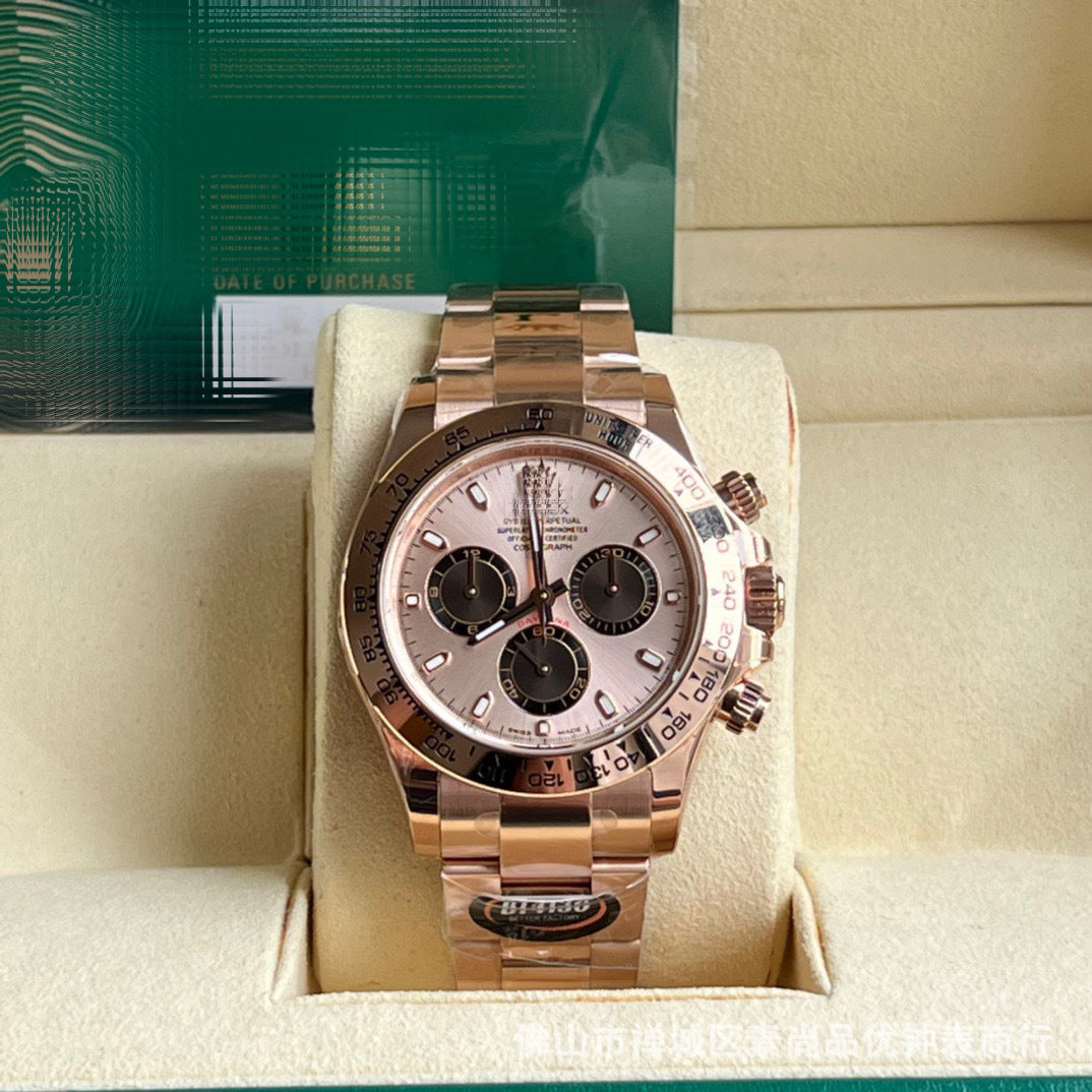 New caliber 4131 chronograph Cross-border 7750 Ice Landi 4131 Panda Di Yu Wenle Men's Mechanical Watch Bei Sister-in-law Watch AliExpress Foreign Trade
