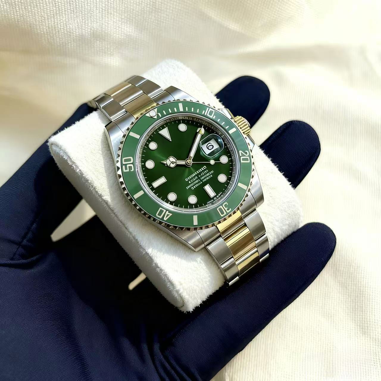 Rolex Labor's home green ghost business fully automatic machinery fashion casual steel belt men's watch wholesale dropshipping source factory
