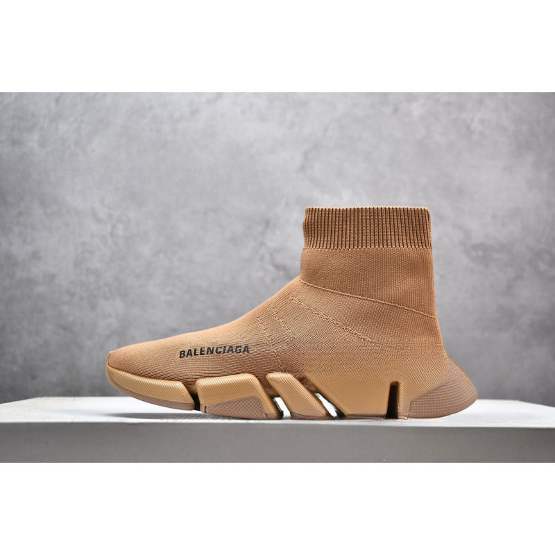 Balenciaga Putian socks, shoes, stretchy high-top dad shoes, men's and women's platform height-boosting shoes, casual and versatile couple sneakers