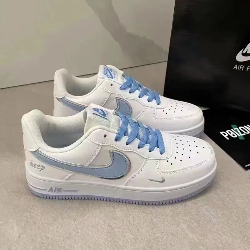 Nike shoes Explosive AF1 Silver Campus Cheap Casual Versatile Men and Women Ins Couple Trend Luck Adult Order Breathable