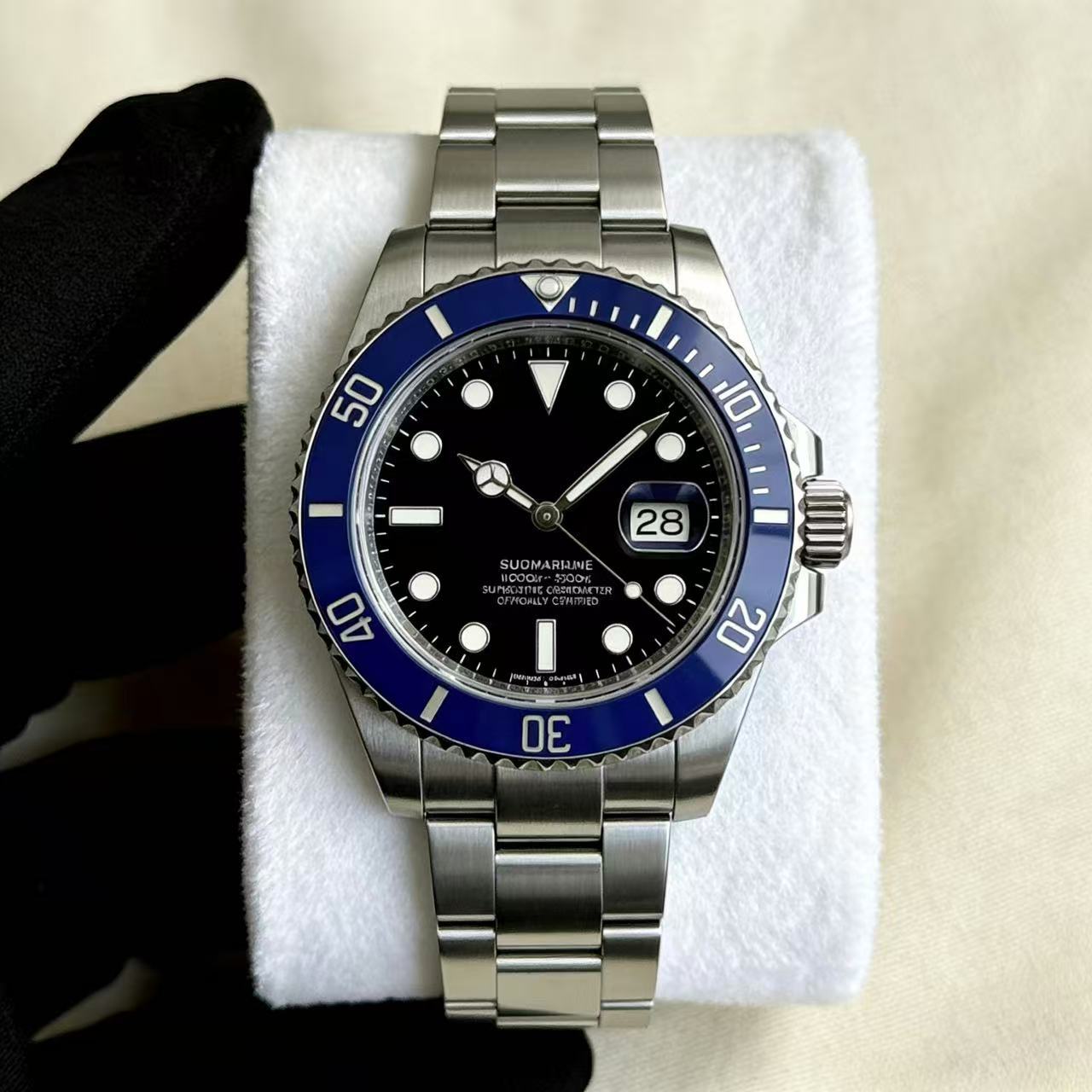 Rolex Labor's home green ghost business fully automatic machinery fashion casual steel belt men's watch wholesale dropshipping source factory