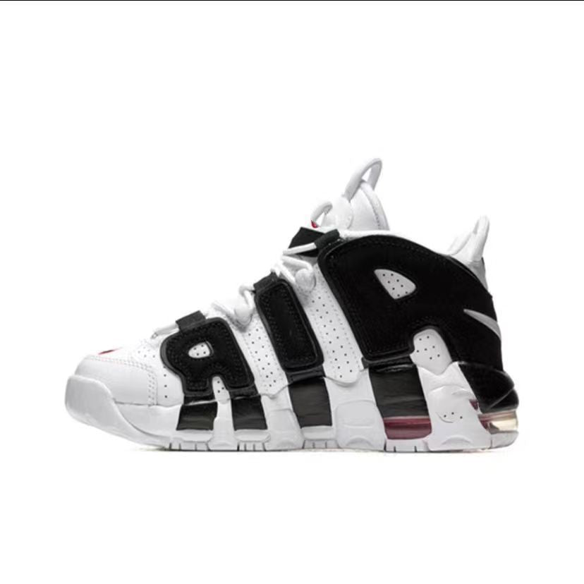 Putian Shoes Big Pippen Air Platinum Panda Liquid Silver Running Air Cushion Thick-soled Sports Casual Men's and Women's Basketball Shoes