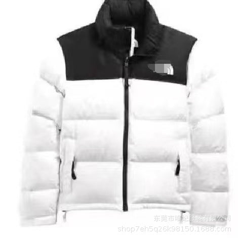 The NORTH FACE High quality North Face Beauty Edition 1996 Feather Cotton Jacket Winter Men's and Women's Stand Collar Thickened Windproof Bread Jacket Cotton Jacket