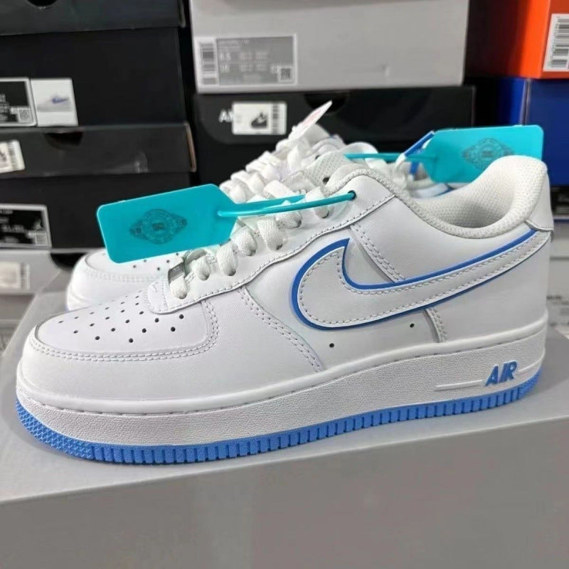 Nike shoes Explosive AF1 Silver Campus Cheap Casual Versatile Men and Women Ins Couple Trend Luck Adult Order Breathable