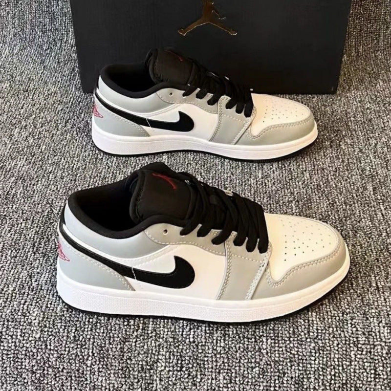 Nike Pure black high heel toe low top retro basketball shoes men's and women's sneakers couple board shoes mail to adult order