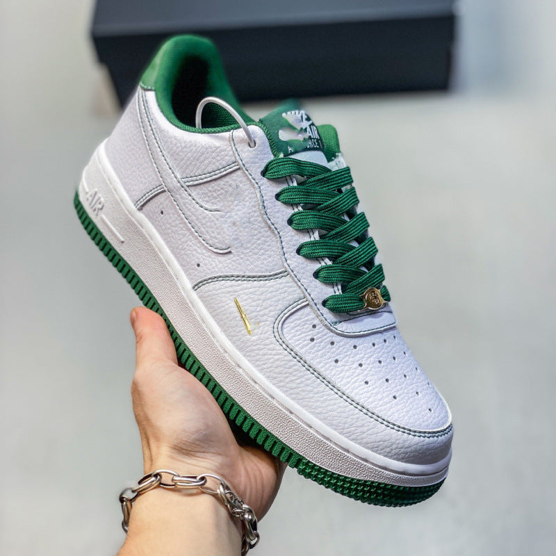 Explor Nike What The LA Collaboration Mandarin Duck Air Force One Versatile Casual Sportsboard Shoes for Men and Women AF1 Trendy Shoes