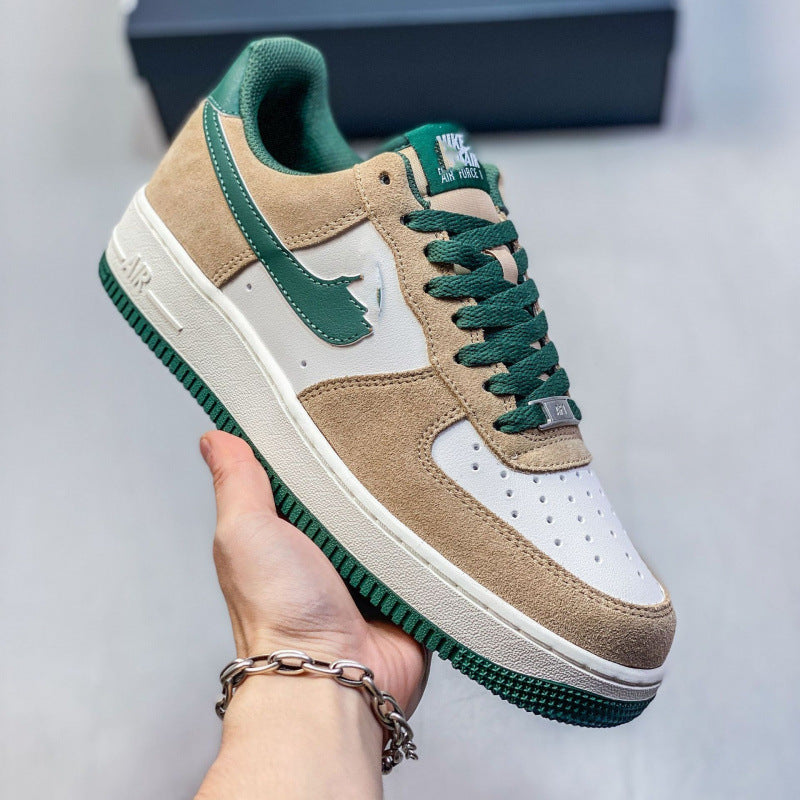 Explor Nike What The LA Collaboration Mandarin Duck Air Force One Versatile Casual Sportsboard Shoes for Men and Women AF1 Trendy Shoes