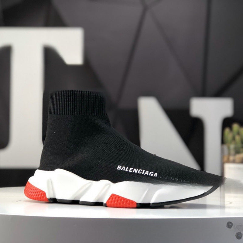 Balenciaga Putian socks, shoes, stretchy high-top dad shoes, men's and women's platform height-boosting shoes, casual and versatile couple sneakers