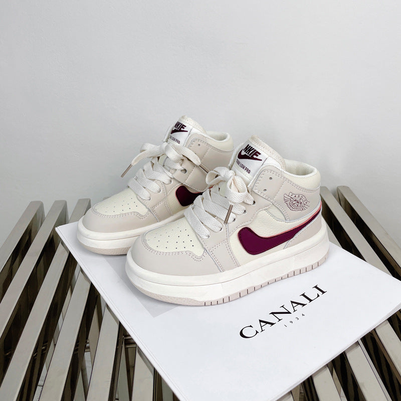 Nike Children's skateboard shoes autumn new 2025 new AJ children's shoes girls soft sole trendy brand boys Forrest Gump casual sneakers