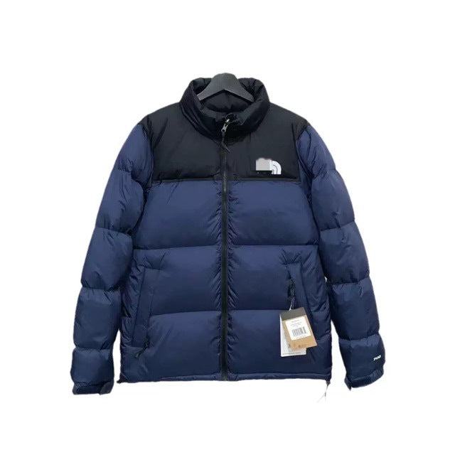 The NORTH FACE High quality North Face Beauty Edition 1996 Feather Cotton Jacket Winter Men's and Women's Stand Collar Thickened Windproof Bread Jacket Cotton Jacket