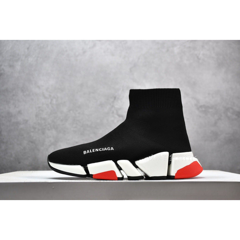 Balenciaga Putian socks, shoes, stretchy high-top dad shoes, men's and women's platform height-boosting shoes, casual and versatile couple sneakers