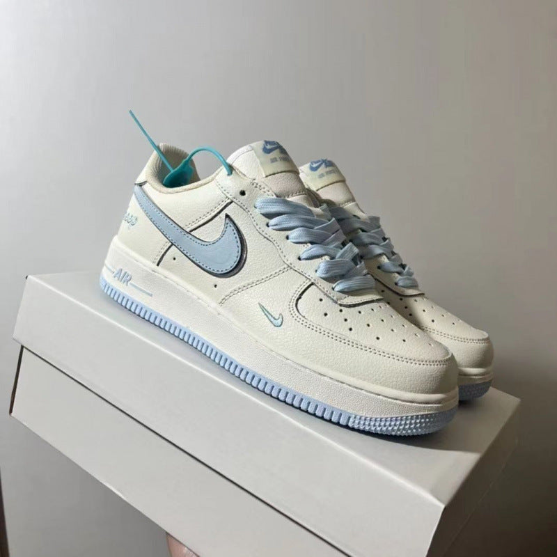 Nike shoes Explosive AF1 Silver Campus Cheap Casual Versatile Men and Women Ins Couple Trend Luck Adult Order Breathable