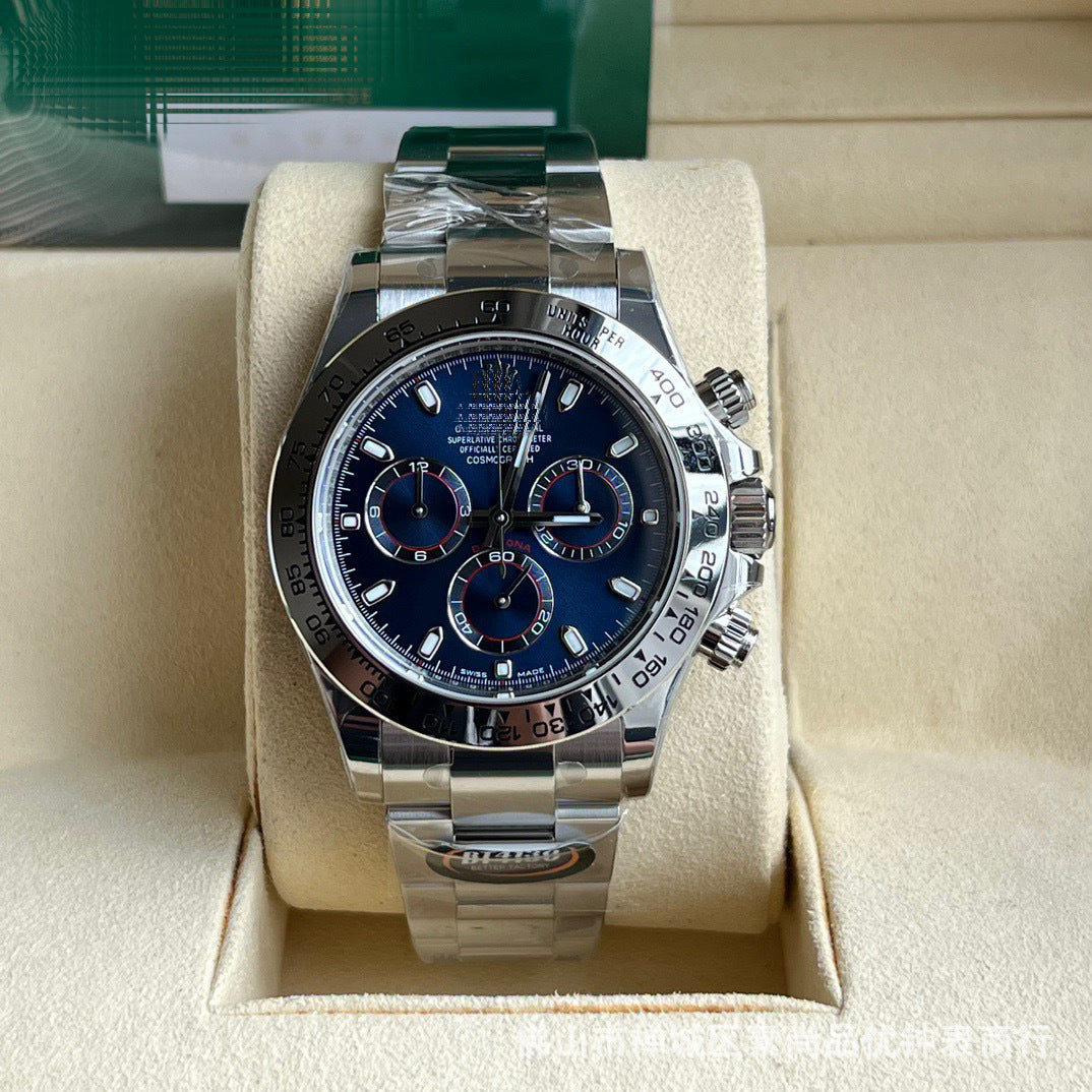 New caliber 4131 chronograph Cross-border 7750 Ice Landi 4131 Panda Di Yu Wenle Men's Mechanical Watch Bei Sister-in-law Watch AliExpress Foreign Trade