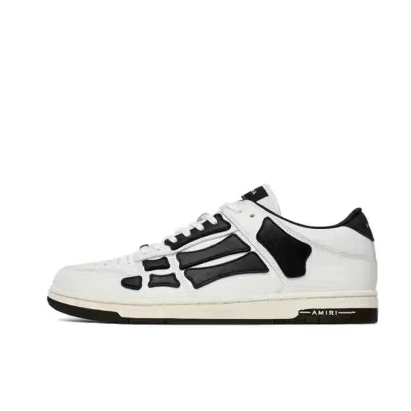Amiri New bone shoes, star models, high-value couples, trendy fashion, versatile white shoes, casual sports men's and women's board shoes