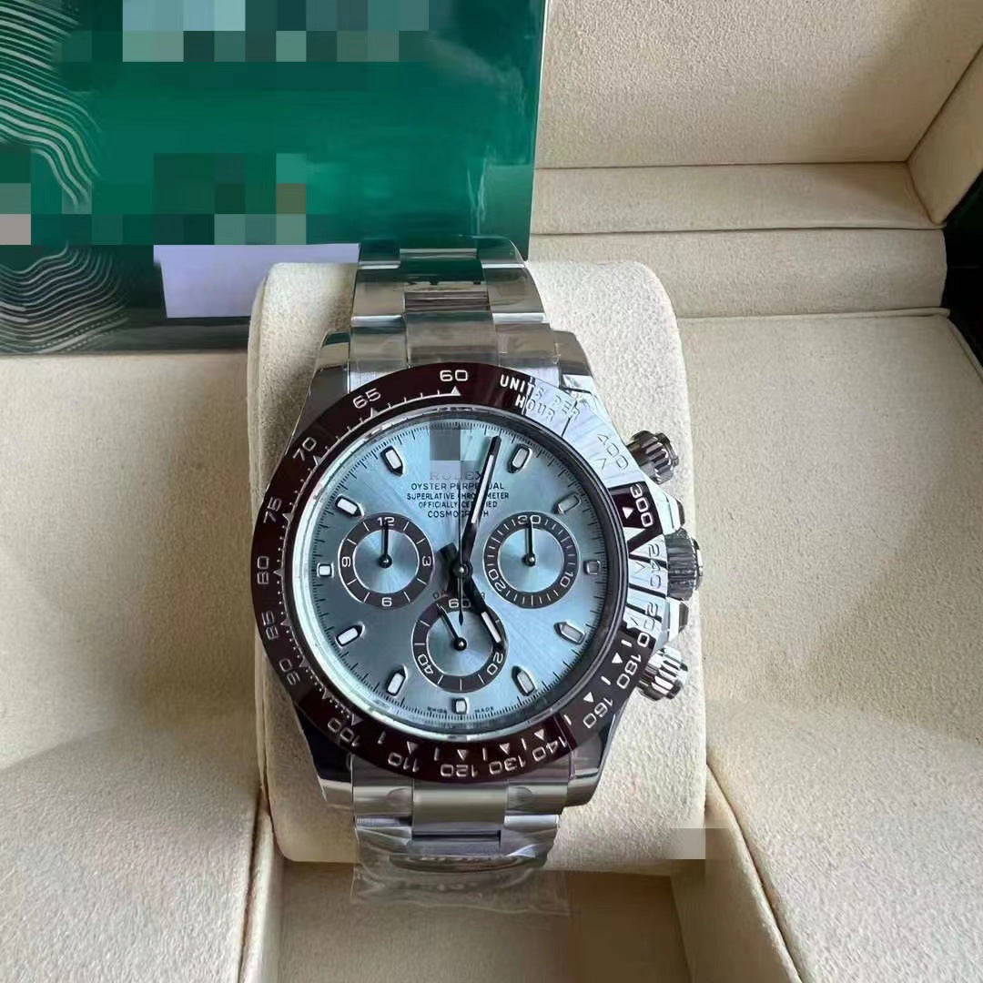 New caliber 4131 chronograph Cross-border 7750 Ice Landi 4131 Panda Di Yu Wenle Men's Mechanical Watch Bei Sister-in-law Watch AliExpress Foreign Trade