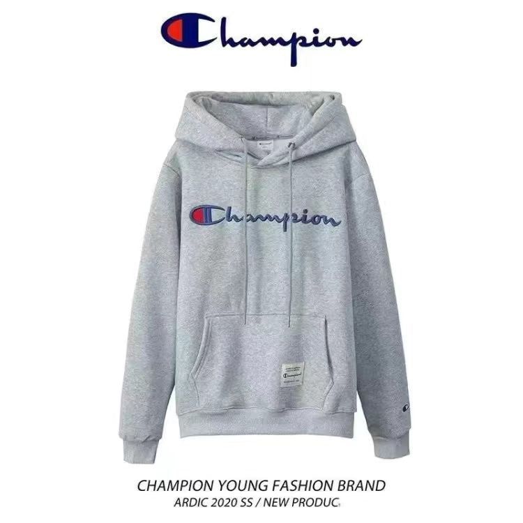 champion New trendy brand spring and autumn embroidered sweatshirts, men's and women's couple hats, sweatshirts, hooded loose tops, jackets