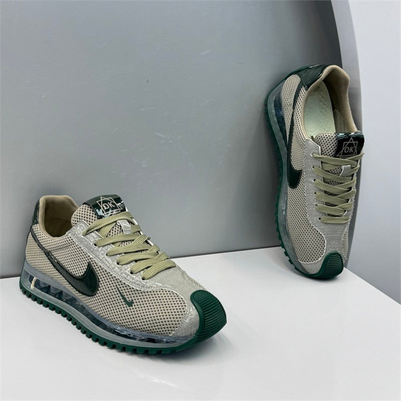 Nike 2026 Men's Shoes New Air Cushion Sole Breathable Mesh Forrest Gump Thick-soled Fashionable Versatile Casual Sports Shoes