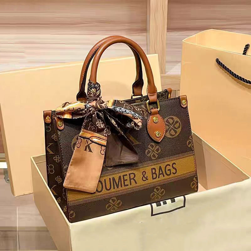Gucci Bags Cross-border foreign trade tote bag 2025 commuting large capacity new one-shoulder hand-held crossbody bag is fashionable and versatile