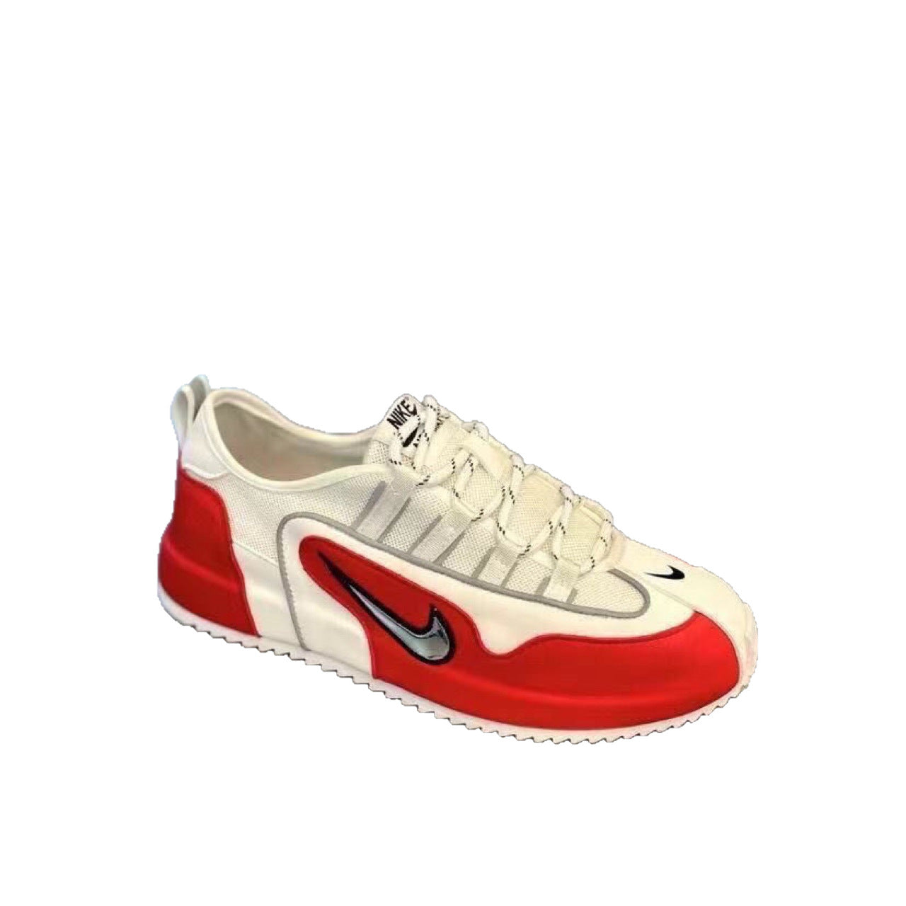 Cross-border extra large size 48 thick sole heightened fashion color-blocking 2025 autumn new breathable and versatile low-top casual men's shoes