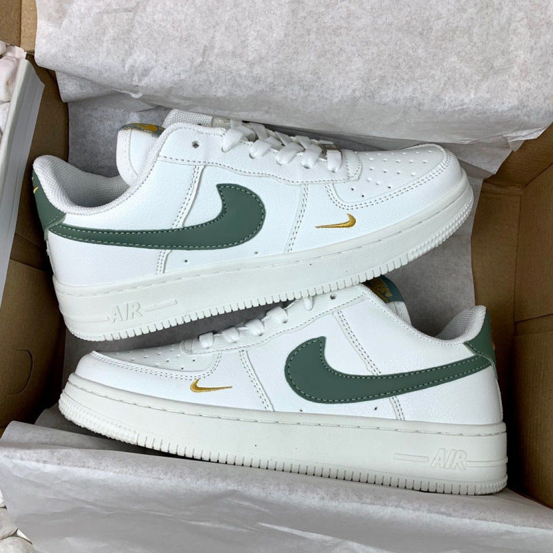 Nike shoes Explosive AF1 Silver Campus Cheap Casual Versatile Men and Women Ins Couple Trend Luck Adult Order Breathable
