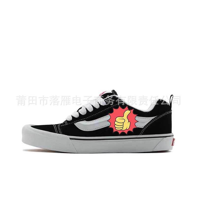 Vans [Cross-border exclusive] Putian shoes, Wanjiasi bread shoes, thick tongue board shoes, men's skateboard shoes, women's wear-resistant and comfortable