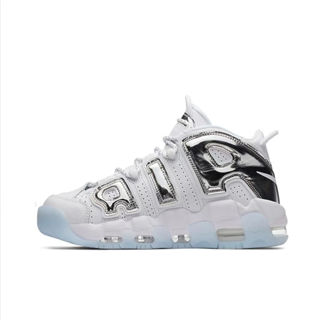 Putian Shoes Big Pippen Air Platinum Panda Liquid Silver Running Air Cushion Thick-soled Sports Casual Men's and Women's Basketball Shoes