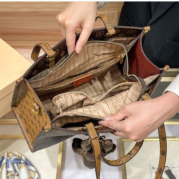 Gucci Bags Cross-border foreign trade tote bag 2025 commuting large capacity new one-shoulder hand-held crossbody bag is fashionable and versatile