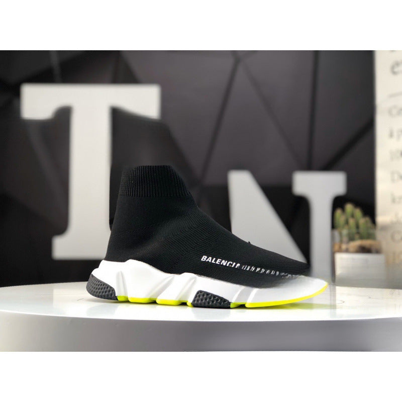 Balenciaga Putian socks, shoes, stretchy high-top dad shoes, men's and women's platform height-boosting shoes, casual and versatile couple sneakers