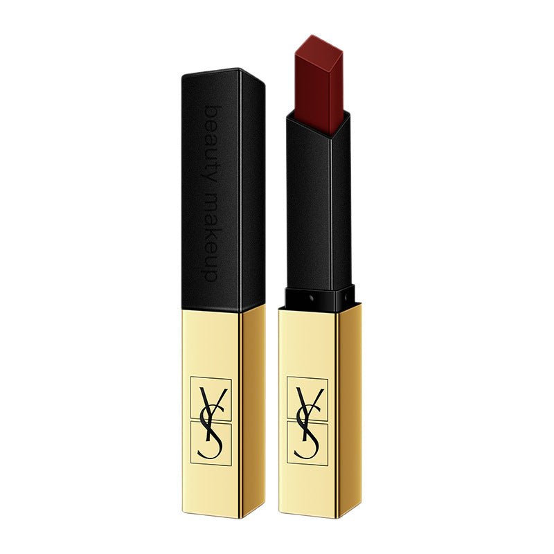 YSL velvet matte small gold bar lipstick rich color development big-name lipstick direct sales