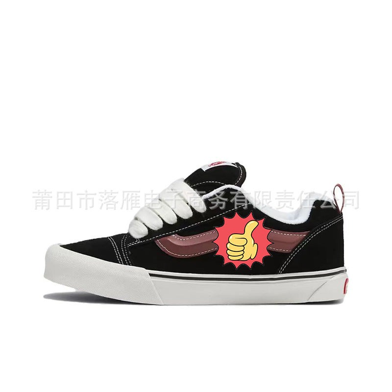 Vans [Cross-border exclusive] Putian shoes, Wanjiasi bread shoes, thick tongue board shoes, men's skateboard shoes, women's wear-resistant and comfortable