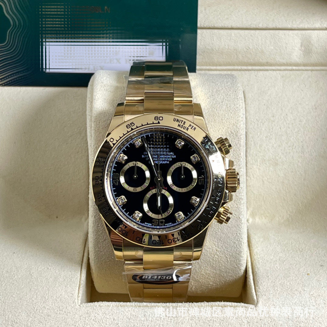 New caliber 4131 chronograph Cross-border 7750 Ice Landi 4131 Panda Di Yu Wenle Men's Mechanical Watch Bei Sister-in-law Watch AliExpress Foreign Trade