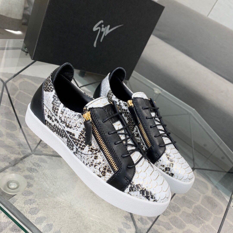 High-value flat-soled, wear-resistant, non-slip lace-up shoes, low-top breathable athleisure shoes, Internet celebrities, versatile and popular men's shoes