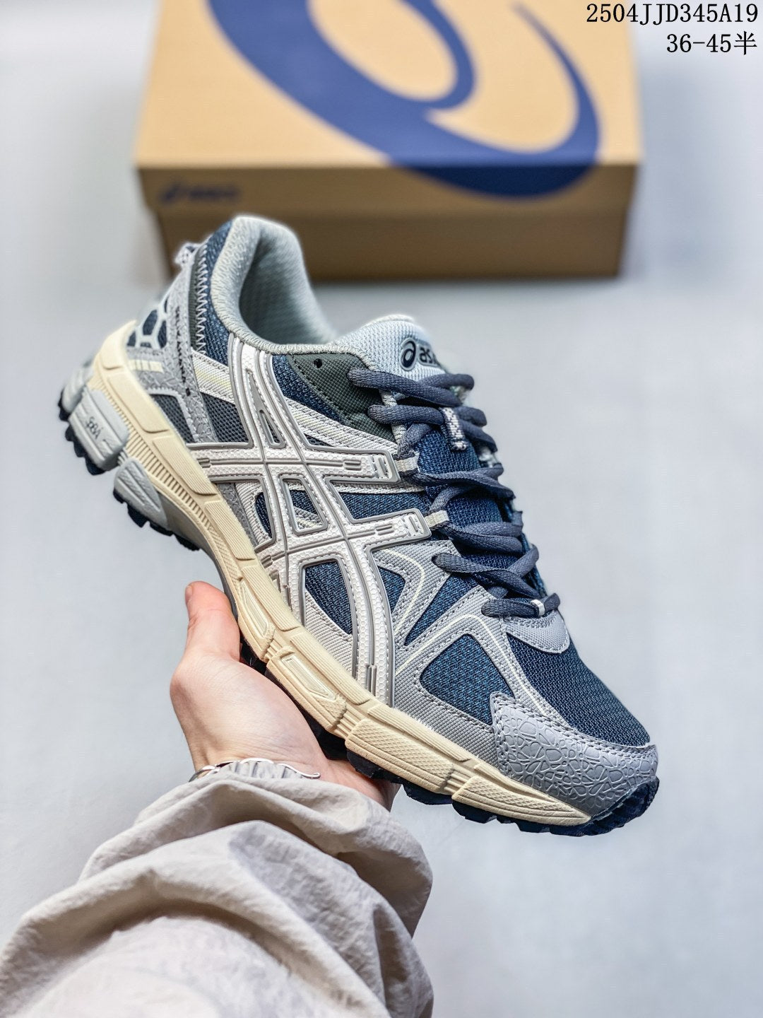 Asics Cross border wholesale Gel-Kahana 8 Ser sneakers men's and women's retro shock-absorbing anti-slip mesh breathable running shoes