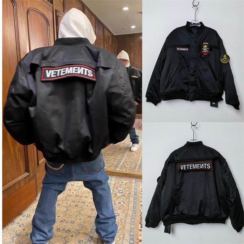 25. European and American new autumn and winter retro racing suits, heavy industry PU leather jackets, spliced embroidery jackets, men's and women's jackets, motorcycle suits