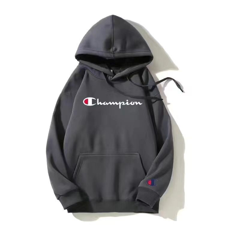 champion New trendy brand spring and autumn embroidered sweatshirts, men's and women's couple hats, sweatshirts, hooded loose tops, jackets