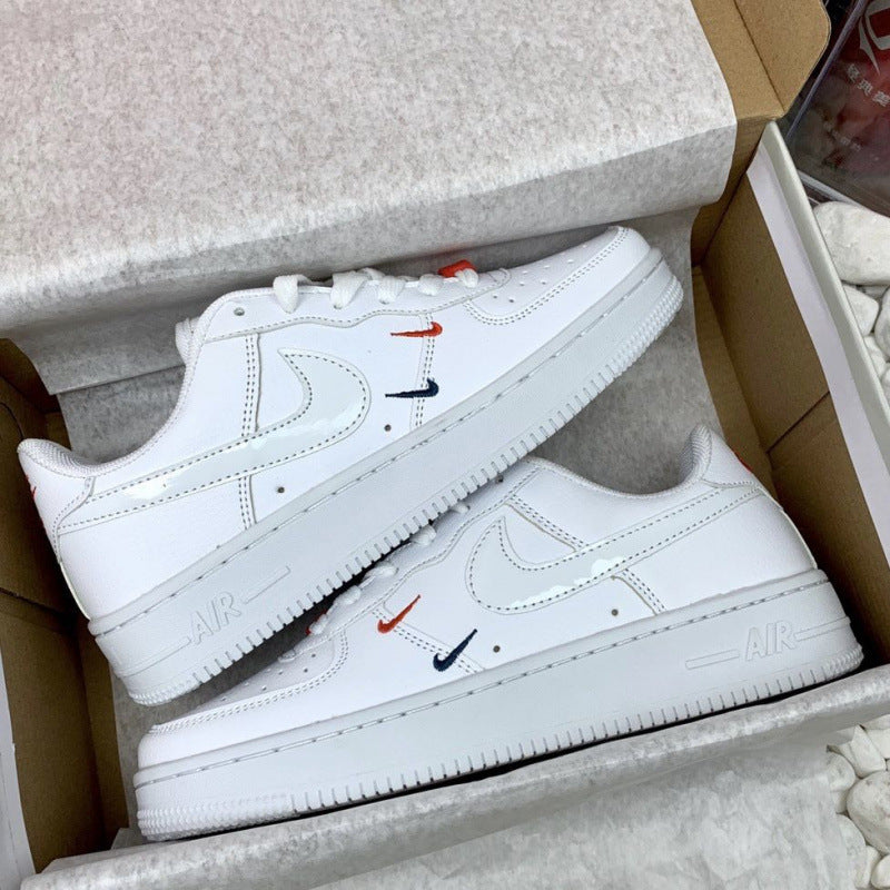 Nike shoes Explosive AF1 Silver Campus Cheap Casual Versatile Men and Women Ins Couple Trend Luck Adult Order Breathable