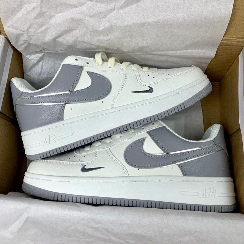 Nike shoes Explosive AF1 Silver Campus Cheap Casual Versatile Men and Women Ins Couple Trend Luck Adult Order Breathable