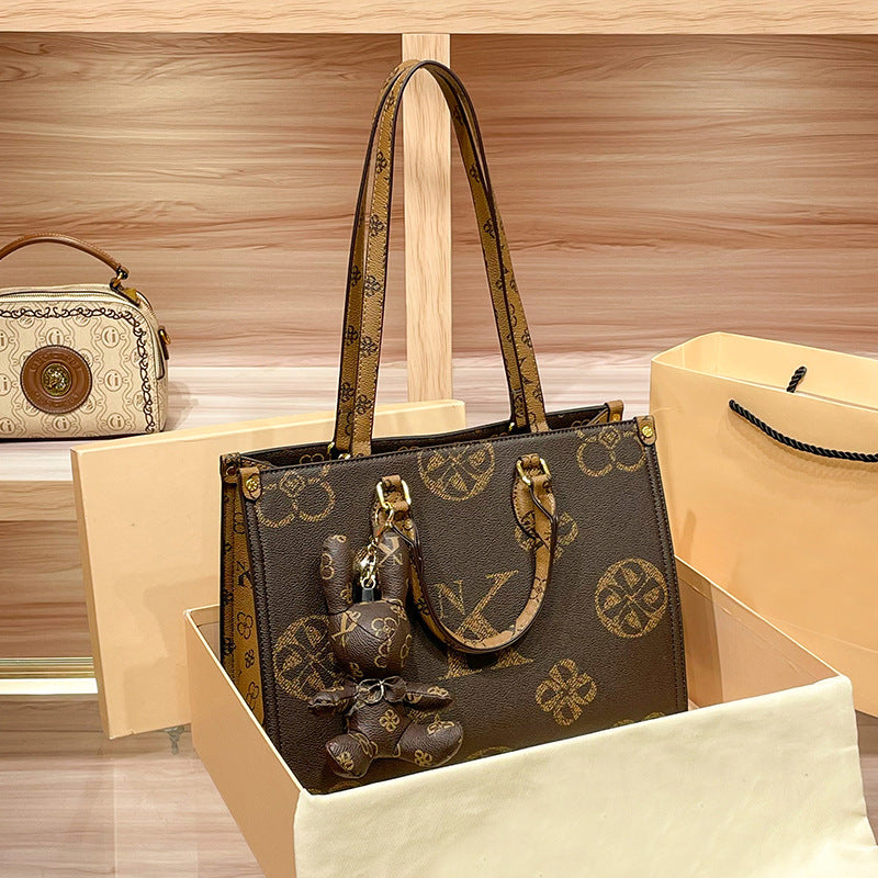 Gucci Bags Cross-border foreign trade tote bag 2025 commuting large capacity new one-shoulder hand-held crossbody bag is fashionable and versatile