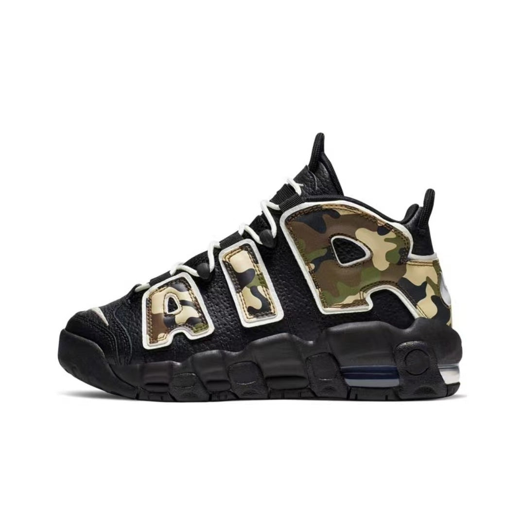 Putian Shoes Big Pippen Air Platinum Panda Liquid Silver Running Air Cushion Thick-soled Sports Casual Men's and Women's Basketball Shoes