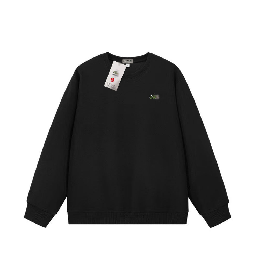 Lcosta Cross-border spring and autumn hot sales crew neck sweatshirt small fish embroidery crew neck pullover sweatshirt casual base shirt long sleeves
