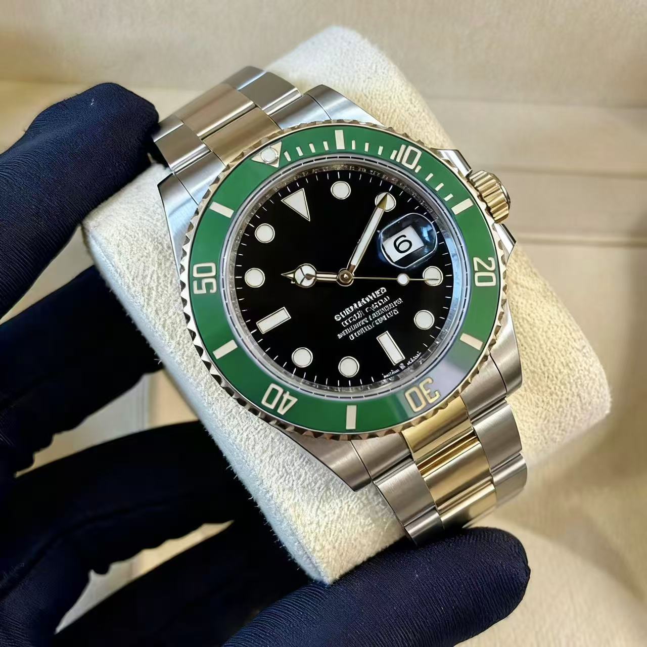 Rolex Labor's home green ghost business fully automatic machinery fashion casual steel belt men's watch wholesale dropshipping source factory