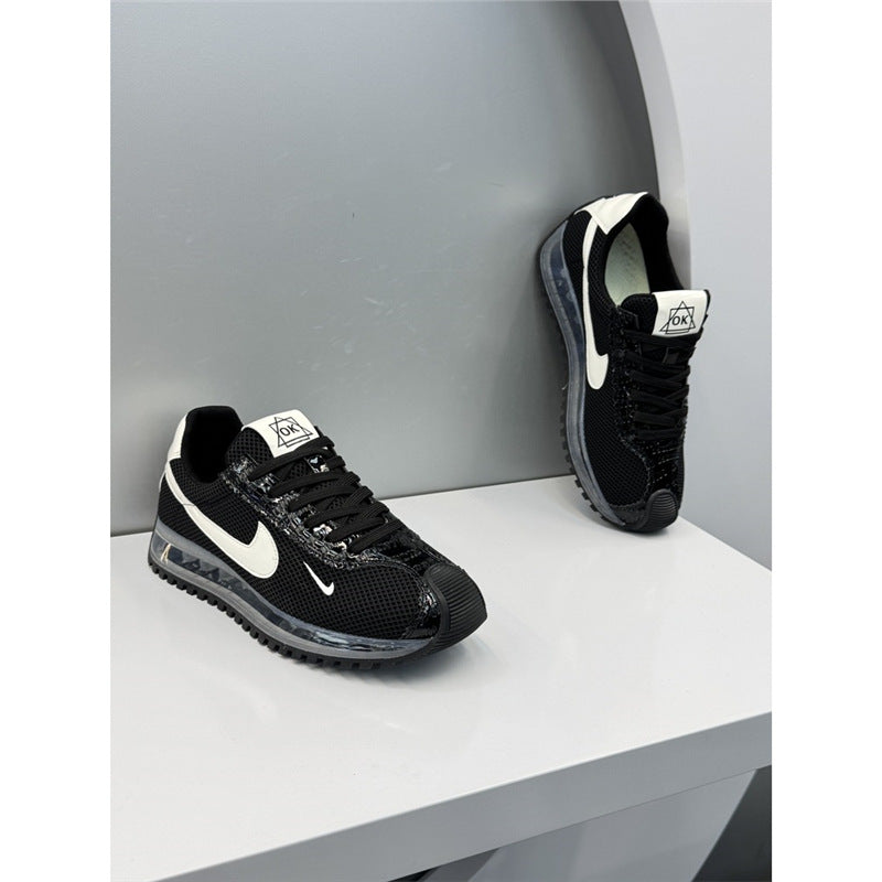 Nike 2026 Men's Shoes New Air Cushion Sole Breathable Mesh Forrest Gump Thick-soled Fashionable Versatile Casual Sports Shoes