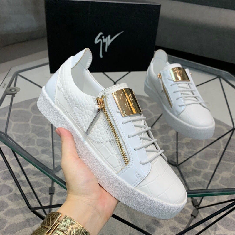 High-value flat-soled, wear-resistant, non-slip lace-up shoes, low-top breathable athleisure shoes, Internet celebrities, versatile and popular men's shoes