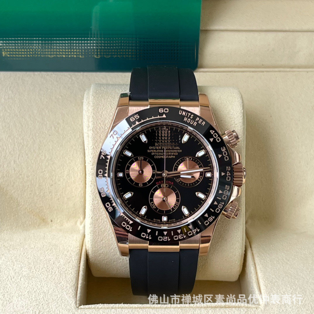 New caliber 4131 chronograph Cross-border 7750 Ice Landi 4131 Panda Di Yu Wenle Men's Mechanical Watch Bei Sister-in-law Watch AliExpress Foreign Trade