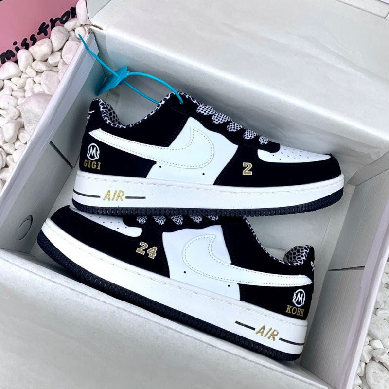 Nike shoes Explosive AF1 Silver Campus Cheap Casual Versatile Men and Women Ins Couple Trend Luck Adult Order Breathable
