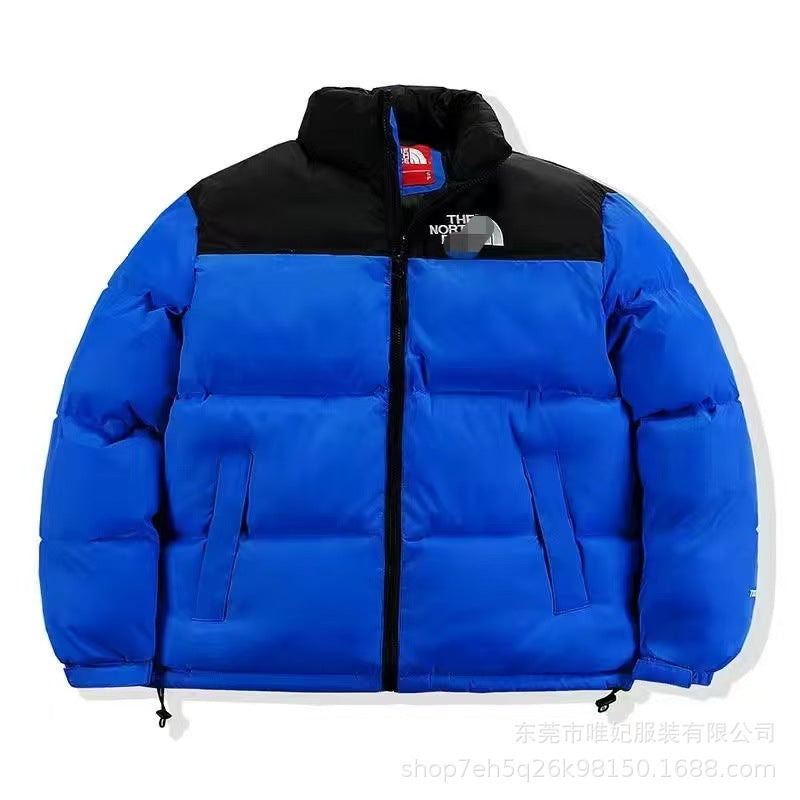 The NORTH FACE High quality North Face Beauty Edition 1996 Feather Cotton Jacket Winter Men's and Women's Stand Collar Thickened Windproof Bread Jacket Cotton Jacket