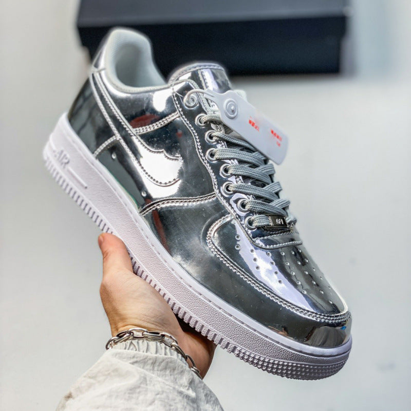 Explor Nike What The LA Collaboration Mandarin Duck Air Force One Versatile Casual Sportsboard Shoes for Men and Women AF1 Trendy Shoes